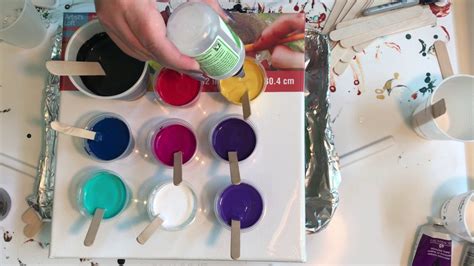 acrylic paint pouring recipe